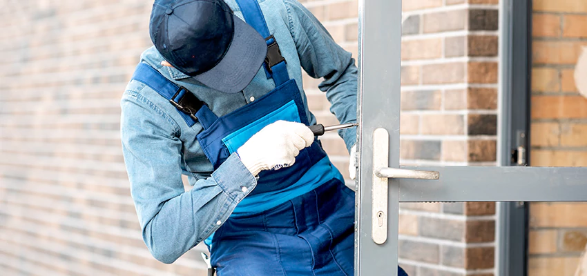 Pivot Storefront Door Locks Installation in Coral Springs, Florida